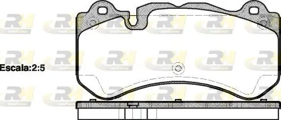 ROADHOUSE 21279-00 | Fren Balatası CLS C219 10 04 Xx