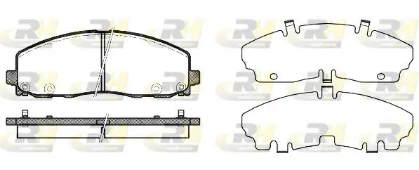 ROADHOUSE 21484.04 | Fren Balatası Voyager Grand Voyager V Rt 10 07 -