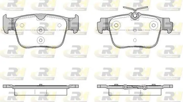 ROADHOUSE 21945-00 | Fren Balatası Arka Vag A3 Leon Octavia Golf8 Formentor 20