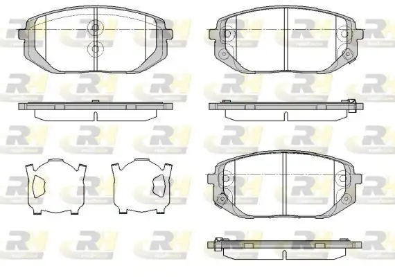 ROADHOUSE 21957-02 | Fren Balatası Ön Tucson 22 Sportage 22 Ioniq 6 22 Ioniq 5 22 Ev6 21
