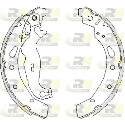 ROADHOUSE 4242.00 | Fren Pabuç Takımı Arka Ford Fiesta IV 2012 / 2017