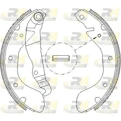 ROADHOUSE 4307-00 | Kampana Balata Astra F 92 98 91 Corsa B 93 02 93 Corsa C 01 11 00 Tigra A 94 İnce Tip 200 29mm
