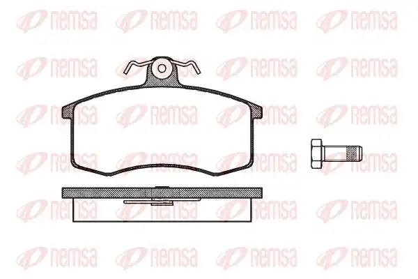 REMSA 0221-00 | Fren Balatası 110 01 95