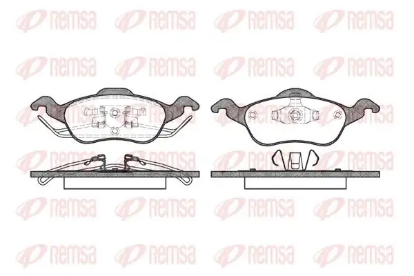 REMSA 0691-00 | Fren Balatası Focus İ Daw Dbw Dfw Dnw 10 98