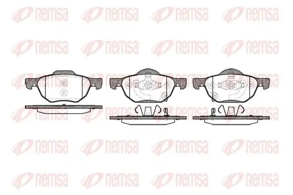 REMSA 1068-02 | Fren Balatası Accord VIII Cl Cm 02 03 06 08
