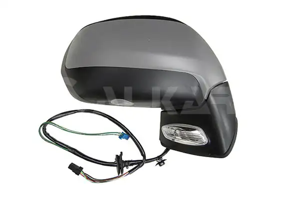 ALKAR 6140858 | Dış Dikiz Aynası Sağ Elektrikli Isıtmalı Astarlı Sensörlü Sinyalli Alt Aydınlatma Citroen C4 Picasso 2006 2013