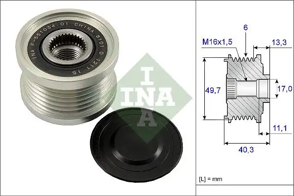 İna 535009310 Alternatör Kasnağı Nissan
