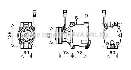 Denso Dcp36002 Klima Kompresörü Pv4 Subaru Legacy 2 0