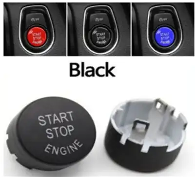 GKL 342847 | Start Stop Düğme Kapağı Siyah Bmw F10 LCI F07 F06 F11 F12 F13 F01 LCI