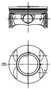 KOLBENSCHMIDT 40027700 | Motor Piston Segman Komple Std 80 50mm Astra H 04 14 Vectra C 02 08 Zafira B Sıgnum Z19dth