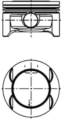 KOLBENSCHMIDT 40385620 | Motor Piston Segman 73 40 0 50mm Corsa C Agila Astra H Z12xep Benzinli