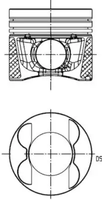 KOLBENSCHMIDT 40809620 | Piston Segman 0 50mm 83 50mm Om651 9 W176 11 18 W204 10 14 W212 09 15 Vito W447 Sprinter