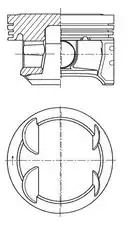 KOLBENSCHMIDT 41006600 | Motor Piston Segman Komple Std Corsa D Aveo T300 A12xer