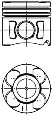 KOLBENSCHMIDT 41289600 | Motor Piston Segman Std 69 6mm Combo 1 3 CDTI 16v Y13dt Z13dt
