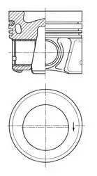 KOLBENSCHMIDT 41647600 | Piston Std Passat A4 A5 A6 Cnh Czj Deta Dfca 2 0 TDI