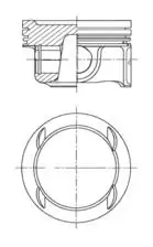 KOLBENSCHMIDT 41784600 | Piston Segman Std 72 5mm Opel Mokka Mokka X J13 Astra J Corsa E 1 4 A14net Euro 5