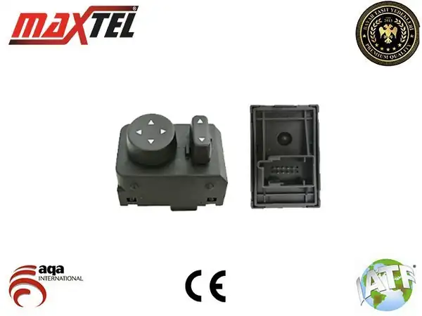 MAXTEL 166-05-444 | Ayna Ayar Anahtarı Fiat Punto Grande 05 11 8pin