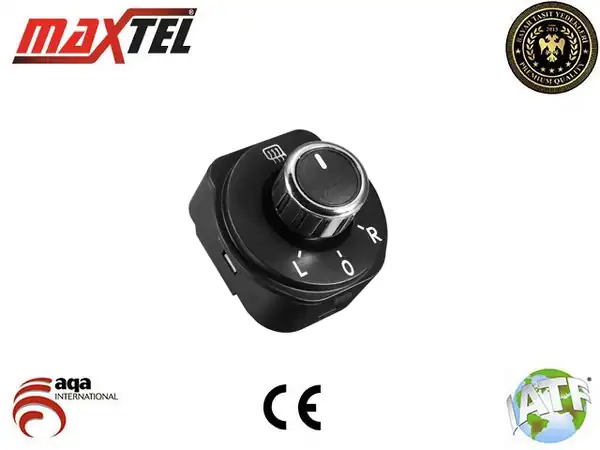 MAXTEL 166-06-574 | Ayna Ayar Anahtarı VW Polo VI 6r1 09 17 Isıtmalı