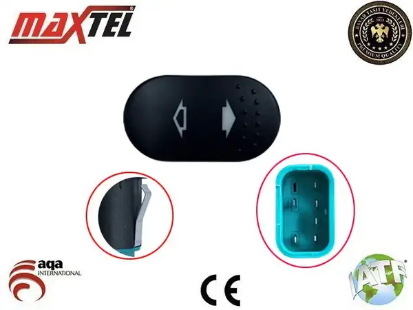 MAXTEL 182-02-064 | Cam Kaldırma Anahtarı 6 Fişli Tekli Ford Transit V184 00 06 Transit V347 06 13