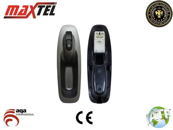MAXTEL 18203004 | Cam Anahtarı Hyundai Accent 2000 Ön Sağ Beyaz Soket Kasali