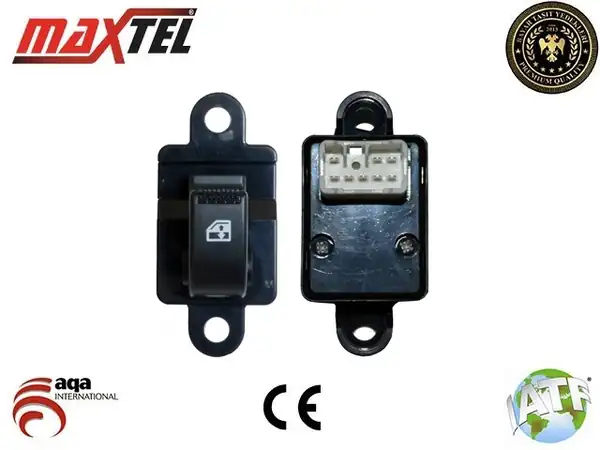 MAXTEL 182-03-030 | Cam Kaldırma Anahtarı Sağ 8 Fişli Hyundai Atos 98 Getz 02 05 Kia Picanto 04