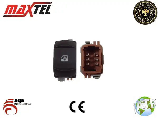 MAXTEL 18204961 | Cam Anahtarı Renault Megane II Ön Sağ 02 08