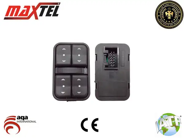 MAXTEL 18207567 | Cam Açma Anahtarı Sol Ön Dörtlü Astra G Meriva A Zafira