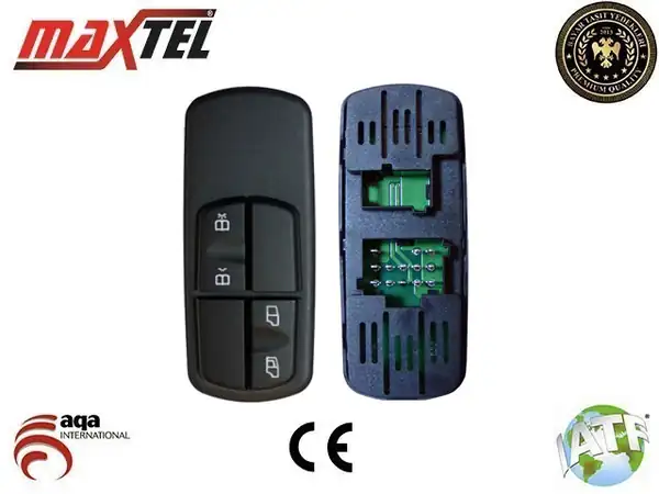 MAXTEL 182-08-103 | Cam Kaldırma Anahtarı Sağ 13 Pin Mercedes Benz Atego 98 04 Atego 2 04 Axor 02 12 Axor 2 11