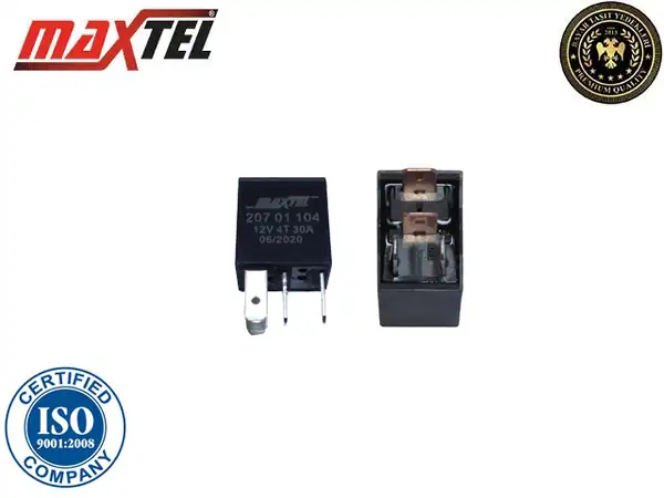 MAXTEL 20701104 | Röle Mıcro Universal 4 Fişli 12v 30a