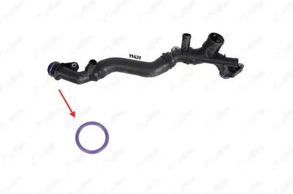 NIFEA 11433-5 | Devirdaim Borusu Contası Ok Ile Gosterilen Conta Renault Megane IV Scenic IV Captur İ Kadjar 5 Adet