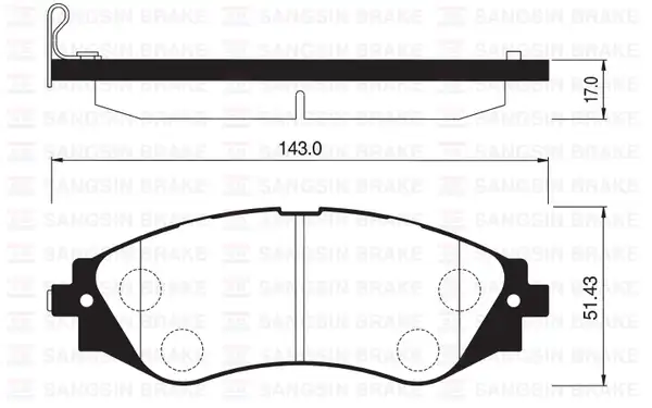 HI-Q SP1102 | Ön Fren Balatası Lacetti 1 4 1 6 1 8 2 0d 04 Nubira 1 4 1 6 1 8 2 0d 04