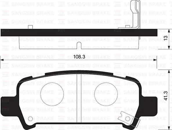 HI-Q SP2120 | Arka Fren Balata Subaru