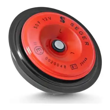 SEGER 45CK2400002-24V | Dı Dit Korna Büyük Kafa Kalın Ses 435 Hz Kırmızı