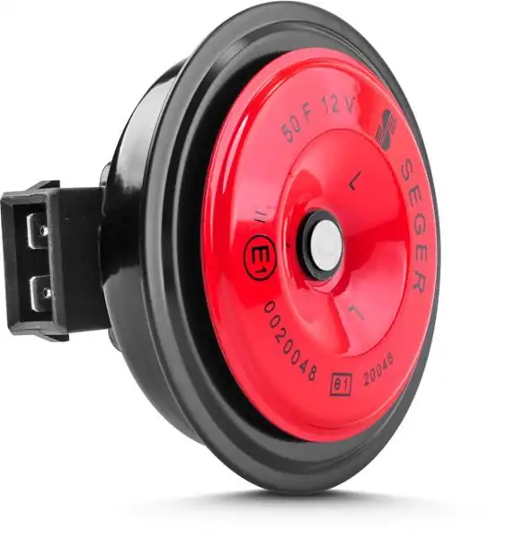 SEGER 50FK1200010-12V | Disk Korna Didit Kalın Ses Eski Tip VW Audi Soket 1 Adet