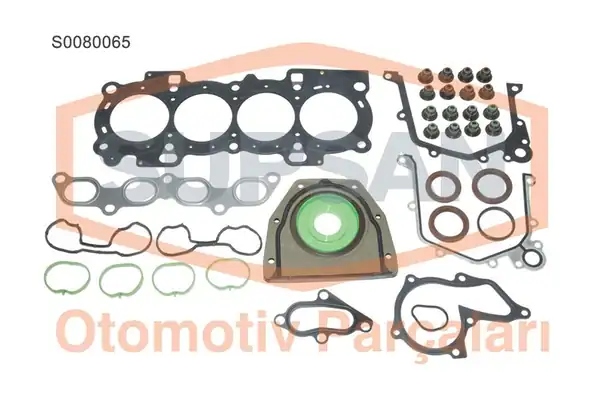 Supsan S0080065 Tam Takım Conta Keçeli Subap Lastikli Skc li Ford Focus 1 6l 16v Mazda 2