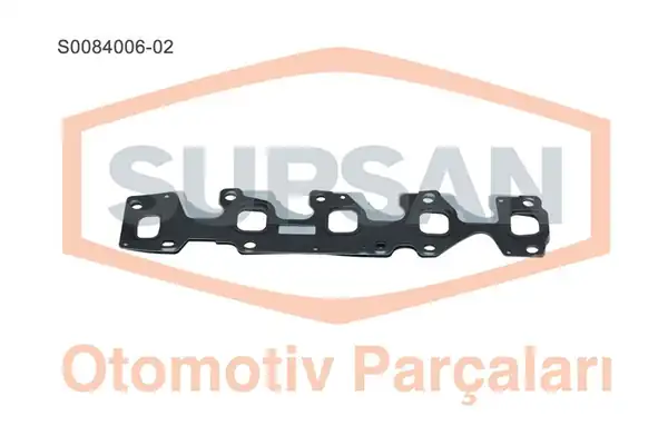 Supsan S0084006 02 Conta Manifold Eksoz Çelik Fiat Doblo Palio Albea 1 3 JTD 16v Opel Astra Corsa