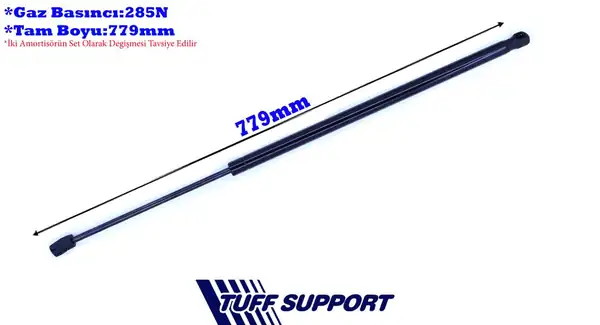 TUFFSUPPORT 610166 | Motor Kaput Amortisörü 14 Golf VII Gazlı