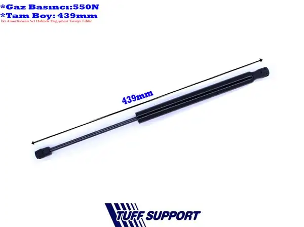 TUFFSUPPORT 613199 | Bagaj Amortisörü 09 13 Golf VI Gazlı