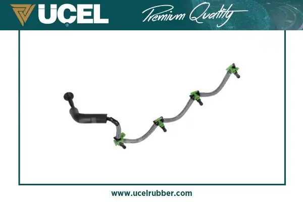 ÜÇEL S52540 | Enjektör Geri Dönüş Hortumu P206 P207 P208 P301 P308 Partner Tepeei Berlingo C3 C4 C Elyysee 1 6hdi