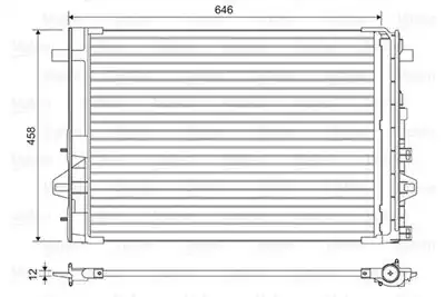 VALEO 860106 | Klima Radyatörü X117 13 > 18 W176 13 > 18 W246 13 > 18 C117 13 > 18