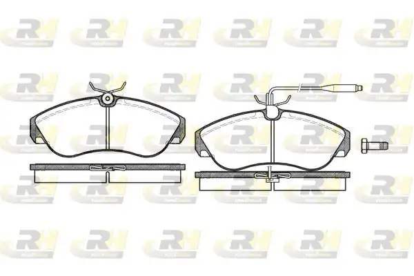 ROADHOUSE 2487-02 | Fren Balatası Jumper 230 230l 230p 04 94 04 0