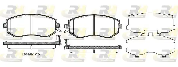 ROADHOUSE 2951.04 | Fren Balatası Brz 06 12 -