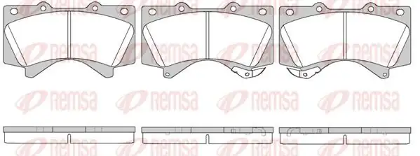 REMSA 1271.02 | Fren Balatası Land Cruiser _Urj20_. J20_ 01 Xx