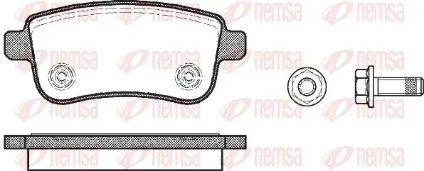 REMSA 1387-00 | Fren Balatası