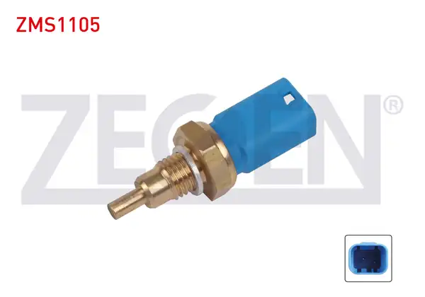 ZEGEN ZMS1105 | Hararet Ntc Müşürü 3 Fişli Mavi Soket Fiat Palio 1 4 1996 2002 Albea 1 4 1 6 1996 2009 Marea 1996