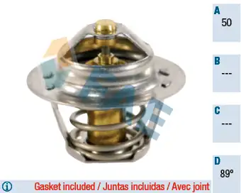 FAE 5205089 | Termostat Contası Olan Nissan 89 Megane Clio Kangoo Laguna 1 4 1 6 16v