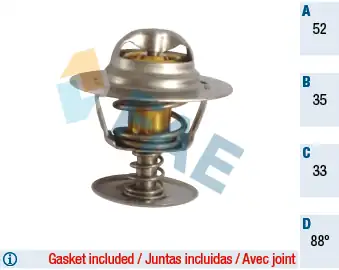 FAE 5305188 | Termostat 88 Escort Focus Mondeo Connect 1 8d 1 8 TDCI 89 07 Transit 2 5d