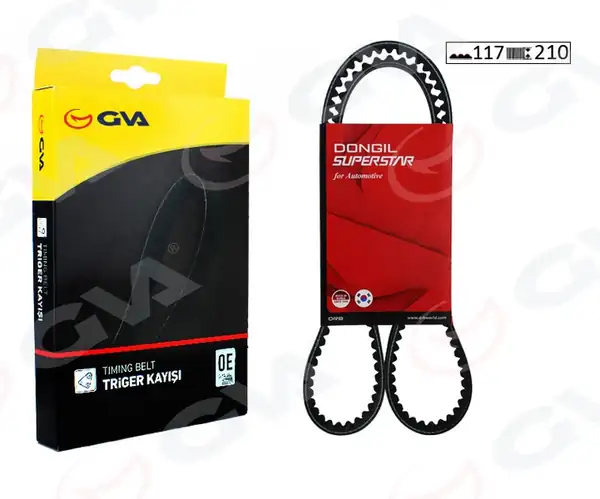 GVA 58117210 | Triger Kayışı Eksantrik Kayışı Toyota Corolla 1 6l 4a Fe Enjeksıyonlu Ae101 Ae111 92 00 117x210