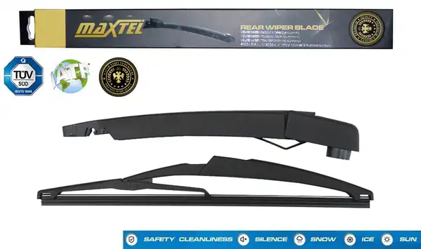 MAXTEL 12615361 | Arka Silecek Kolu Ve Süpürgesi Dacia Sandero II 2010 Lodgy Captur 290mm