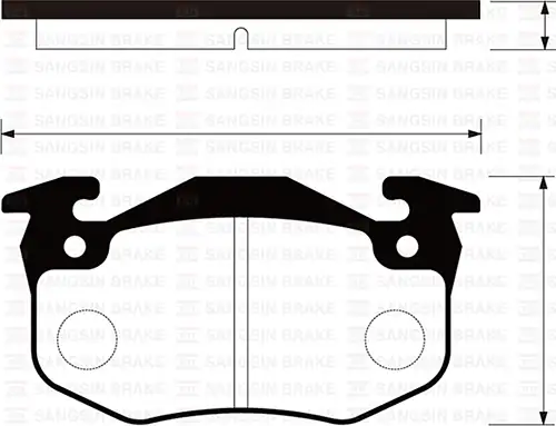 HI-Q SP1242 | Arka Fren Balatası Peugeot P106